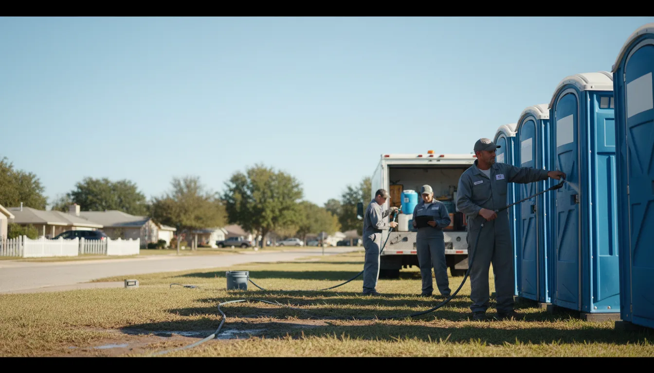 Long-Term Portable Toilet Rental in Sand Springs, OK near me